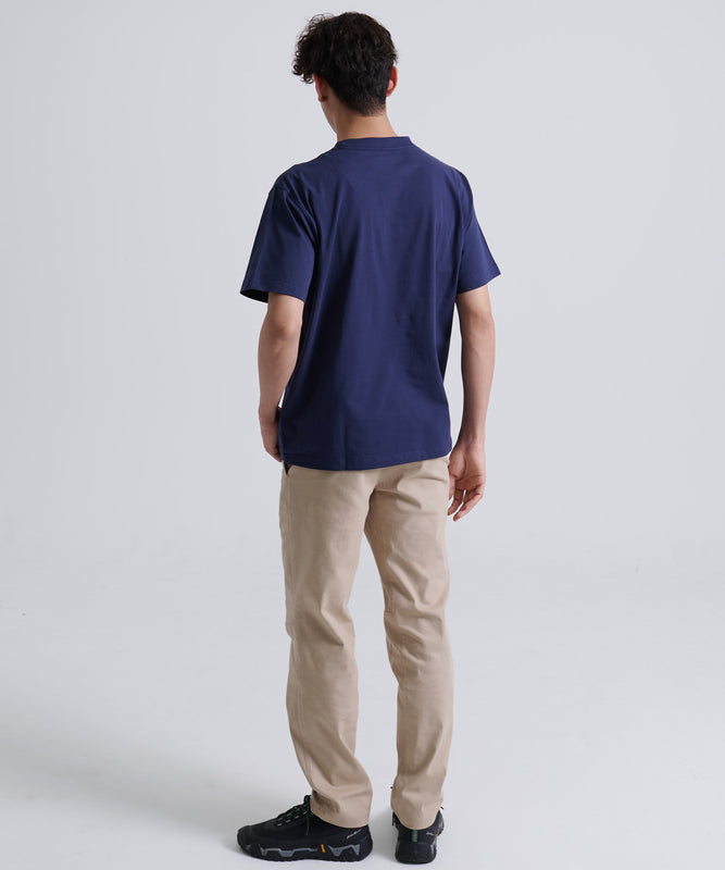 ロゴ刺繍ポケット 半袖Tシャツ/LOGO EMB PKT SS TEE