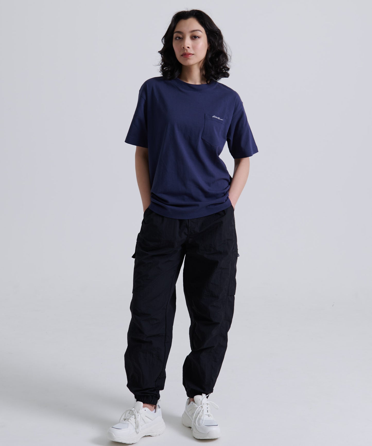 ロゴ刺繍ポケット 半袖Tシャツ/LOGO EMB PKT SS TEE