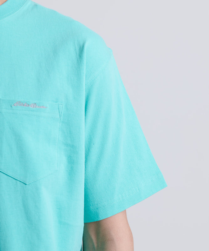 ロゴ刺繍ポケット 半袖Tシャツ/LOGO EMB PKT SS TEE