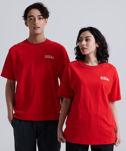 【タイムセール5/31まで】ロゴ刺繍 半袖Tシャツ/EB LOGO EMB SS TEE