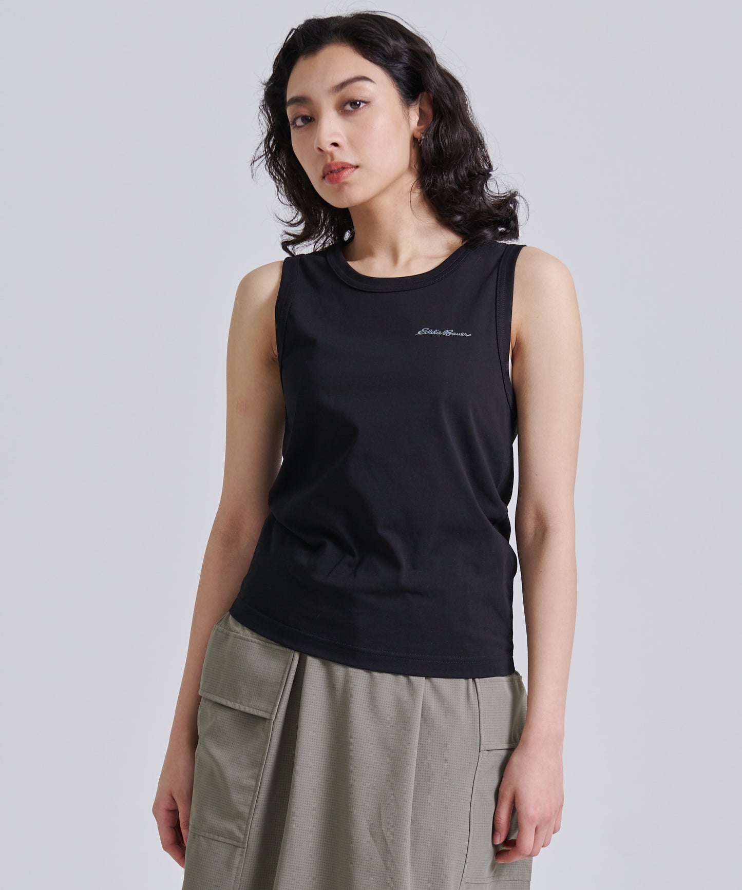 プレーティング天竺 タンクトップ/PLATING JERSEY TANK TOP