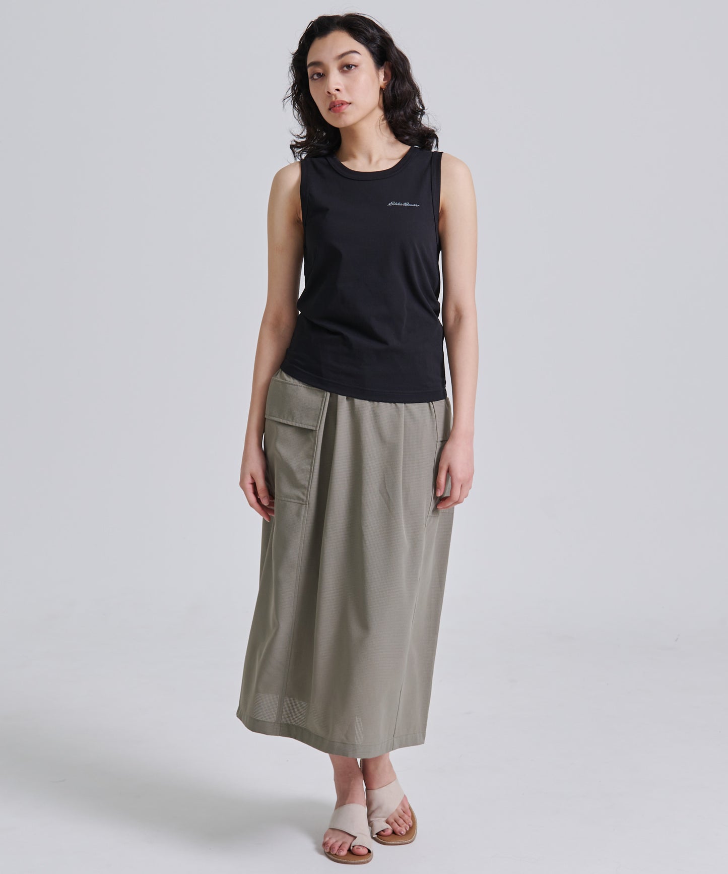 プレーティング天竺 タンクトップ/PLATING JERSEY TANK TOP