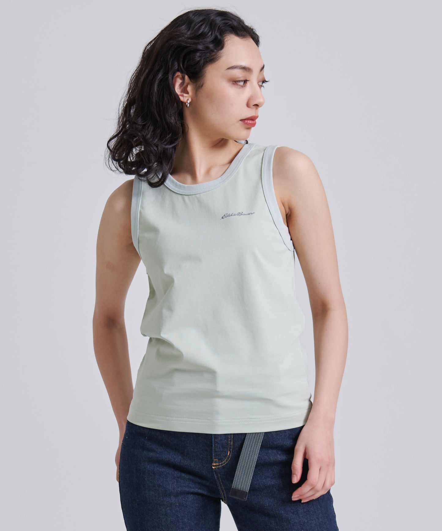 プレーティング天竺 タンクトップ/PLATING JERSEY TANK TOP