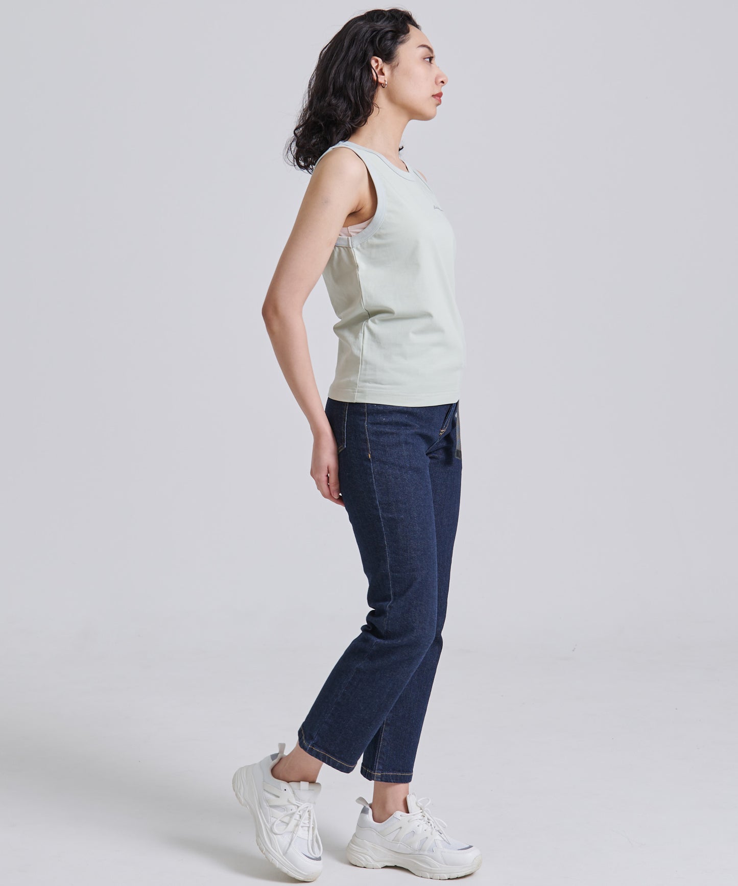 プレーティング天竺 タンクトップ/PLATING JERSEY TANK TOP