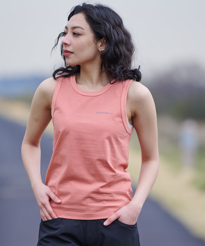 プレーティング天竺 タンクトップ/PLATING JERSEY TANK TOP