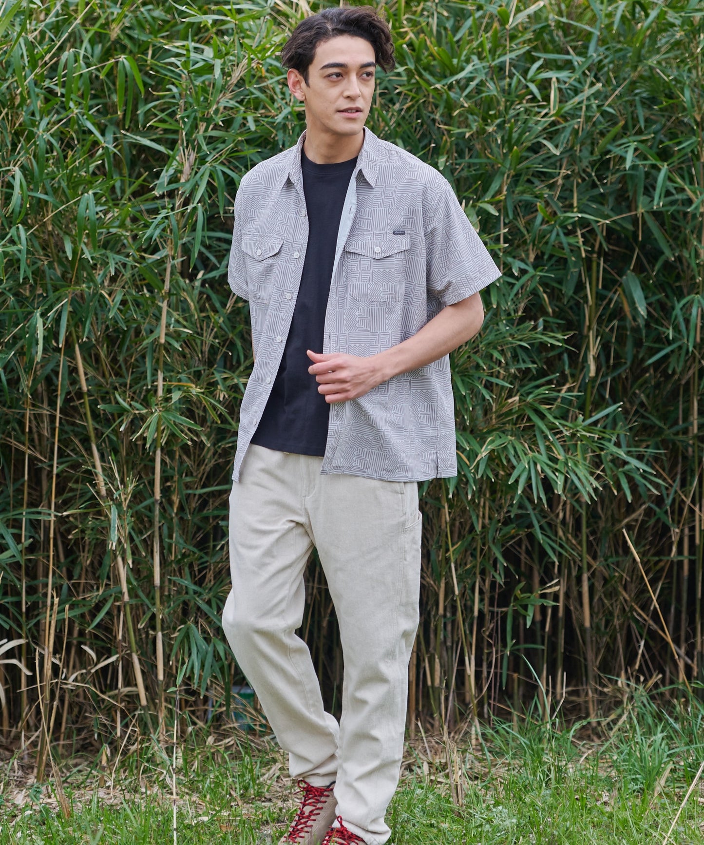 コットンリネンツイル パンツ/COTTON LINEN TWILL PANTS