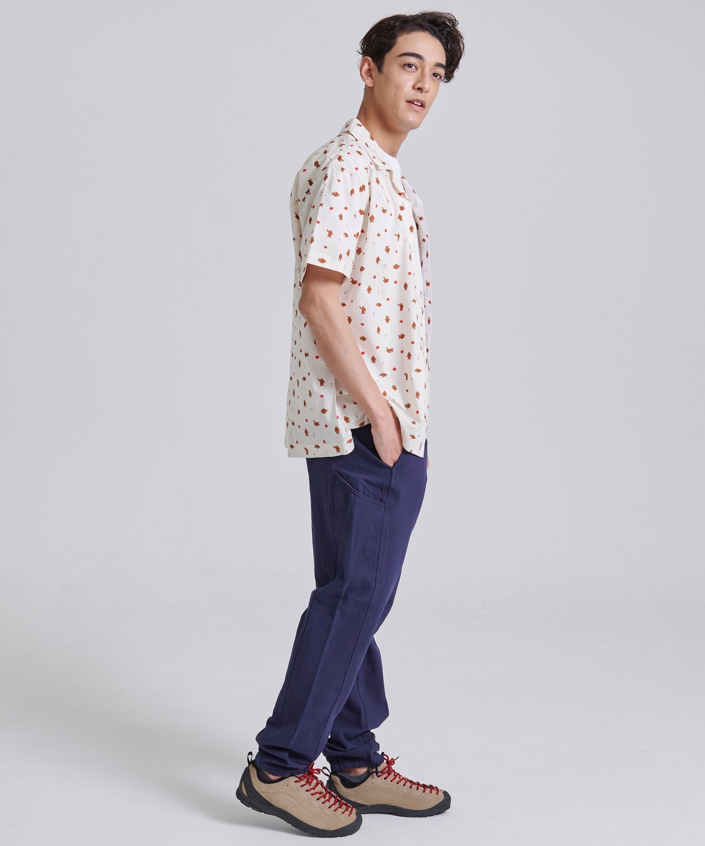 コットンリネンツイル パンツ/COTTON LINEN TWILL PANTS