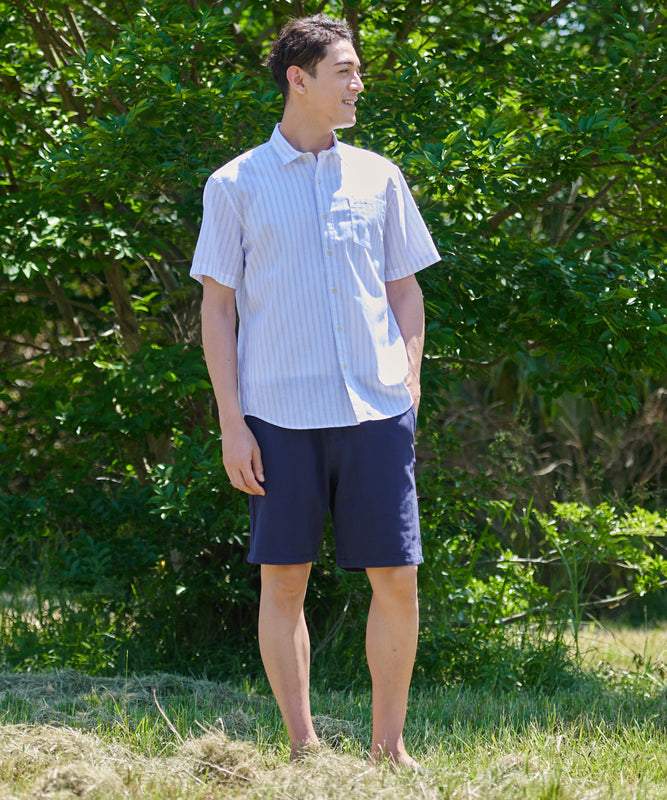 リネン ポリ 半袖シャツ/LINEN/POLY SS SHIRTS