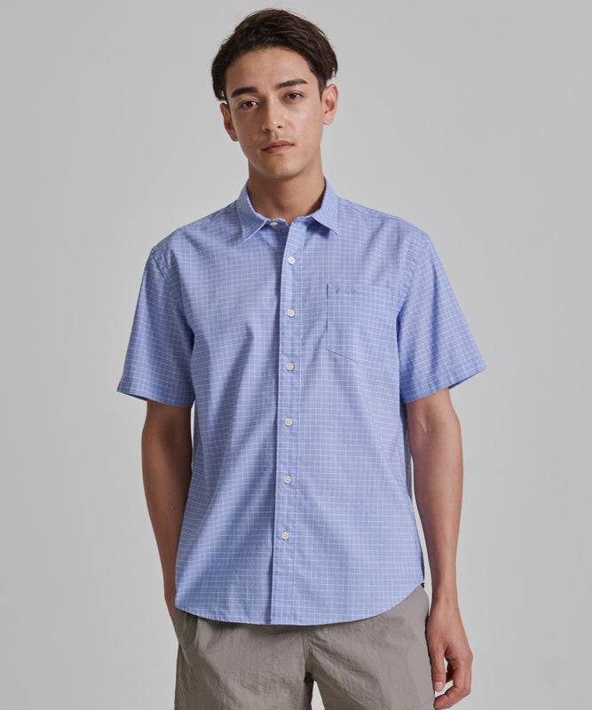 リネン ポリ 半袖シャツ/LINEN/POLY SS SHIRTS