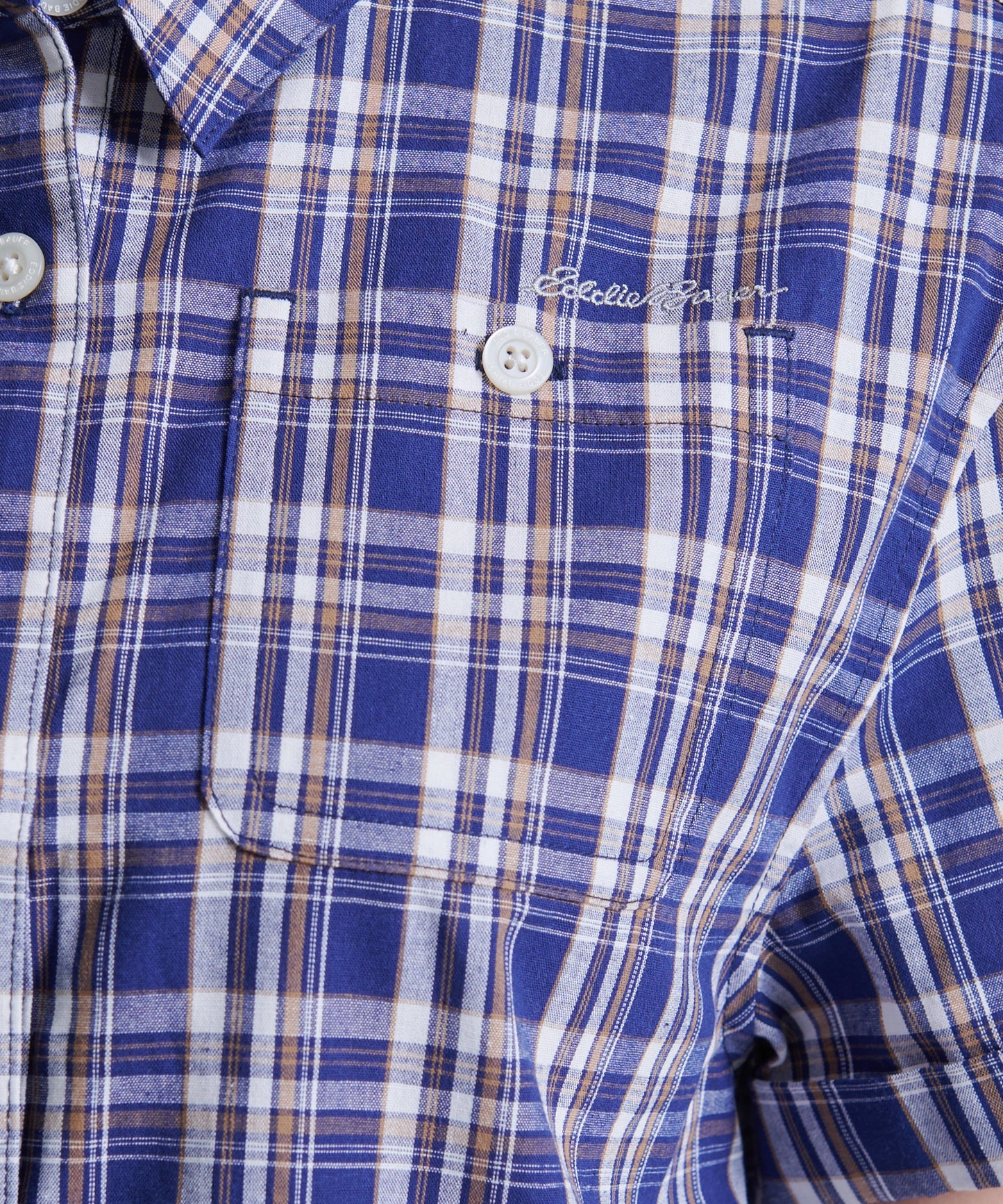 コットンチェック 半袖シャツ/COTTON CHECKED SS SHIRT