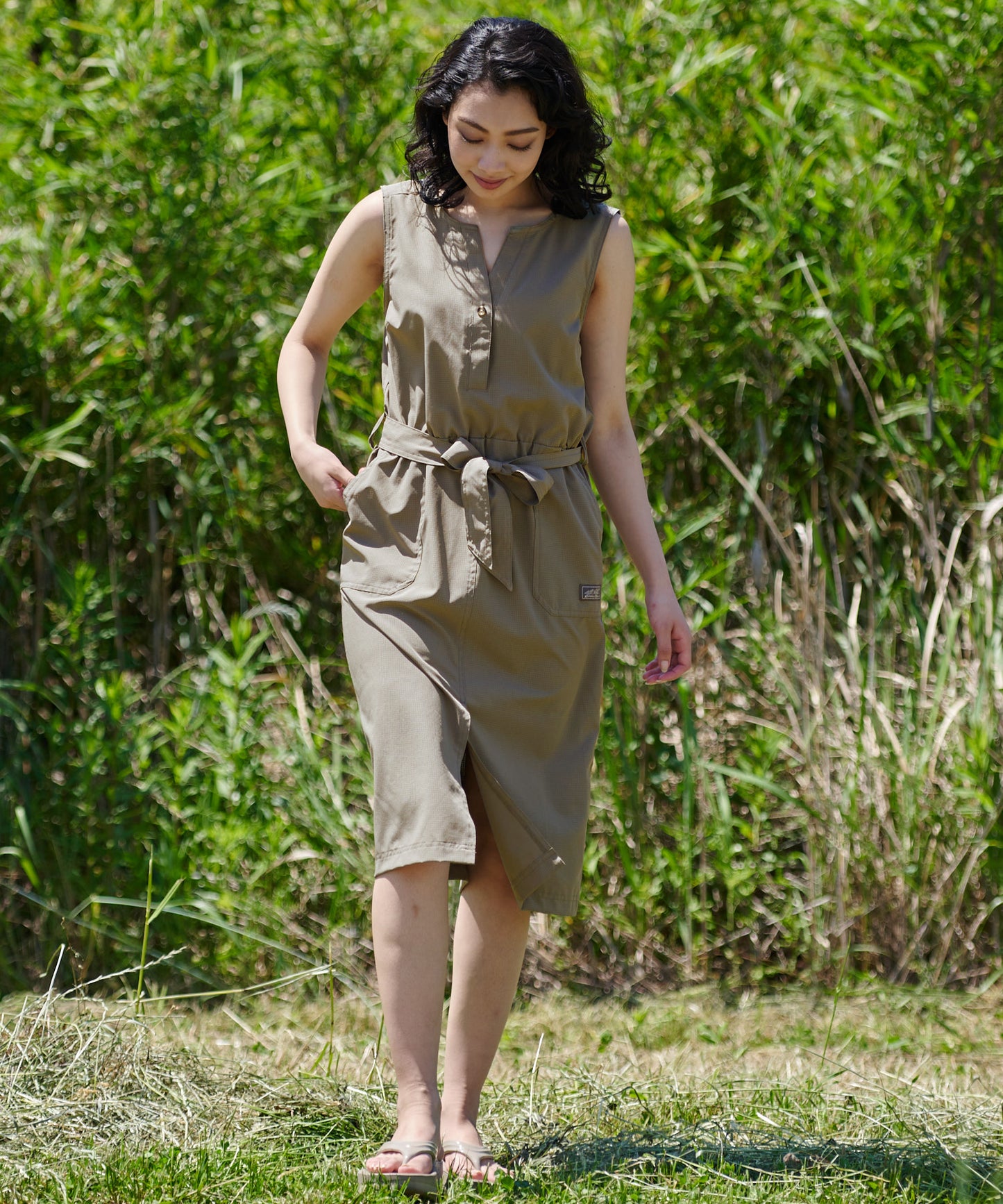 ガイド スリーブレス ワンピース/GUIDE S/L DRESS