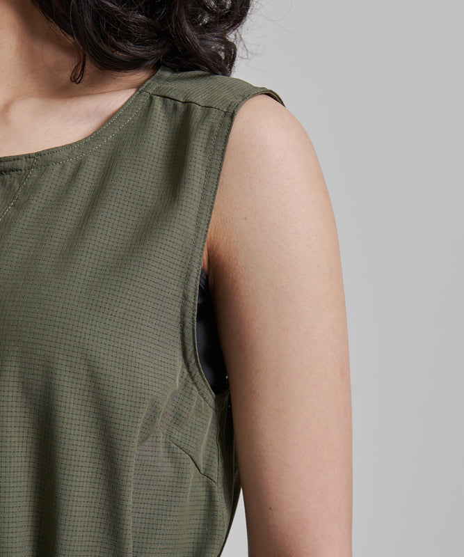 ガイド スリーブレス ワンピース/GUIDE S/L DRESS