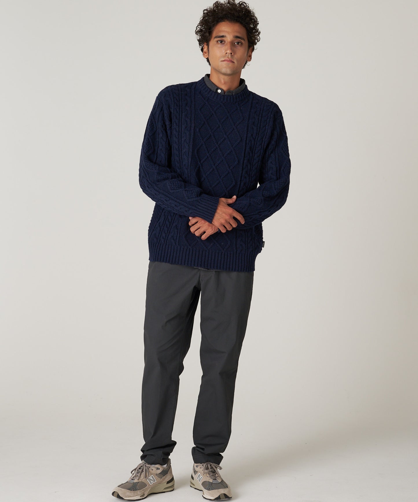ケーブル クルーセーター/CABLE CREW SWEATER