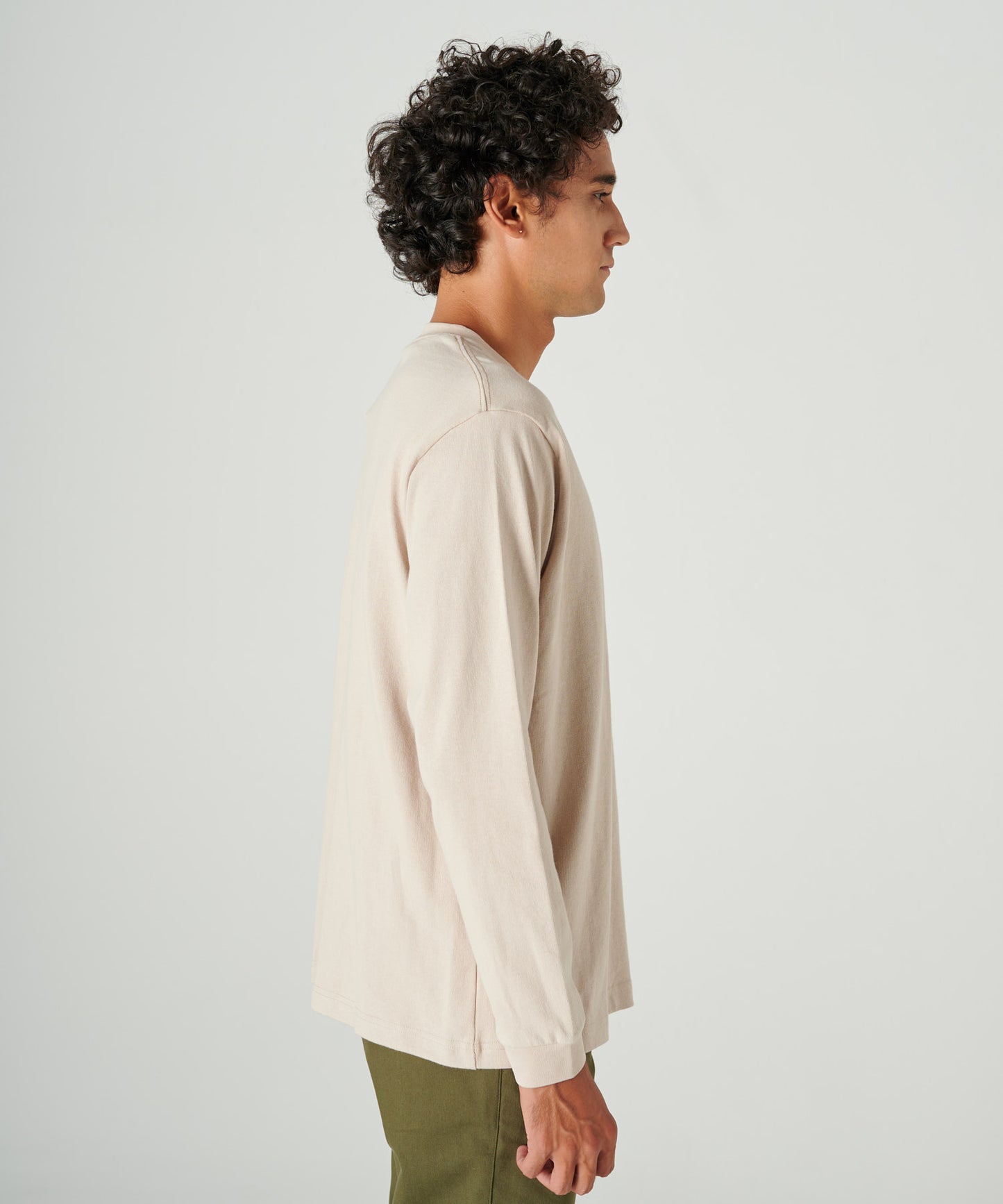 EBロゴ刺繍 ヘビー 長袖Tシャツ/EB LOGO EMB HVY LS TEE