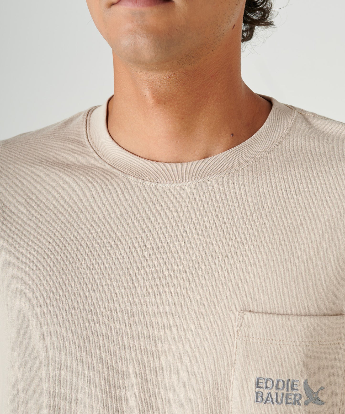EBロゴ刺繍 ヘビー 長袖Tシャツ/EB LOGO EMB HVY LS TEE