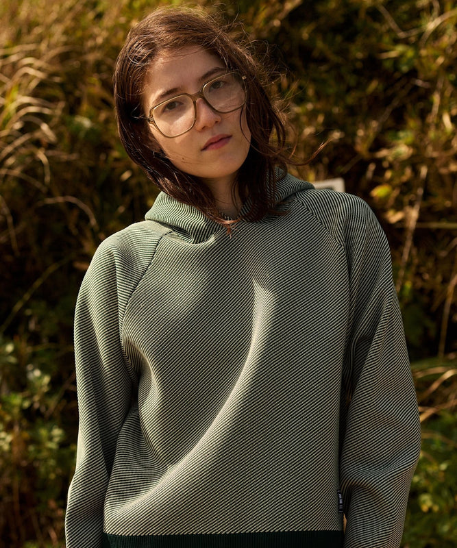 ジャガードニット フーディ/JACQUARD-KNIT HOODIE