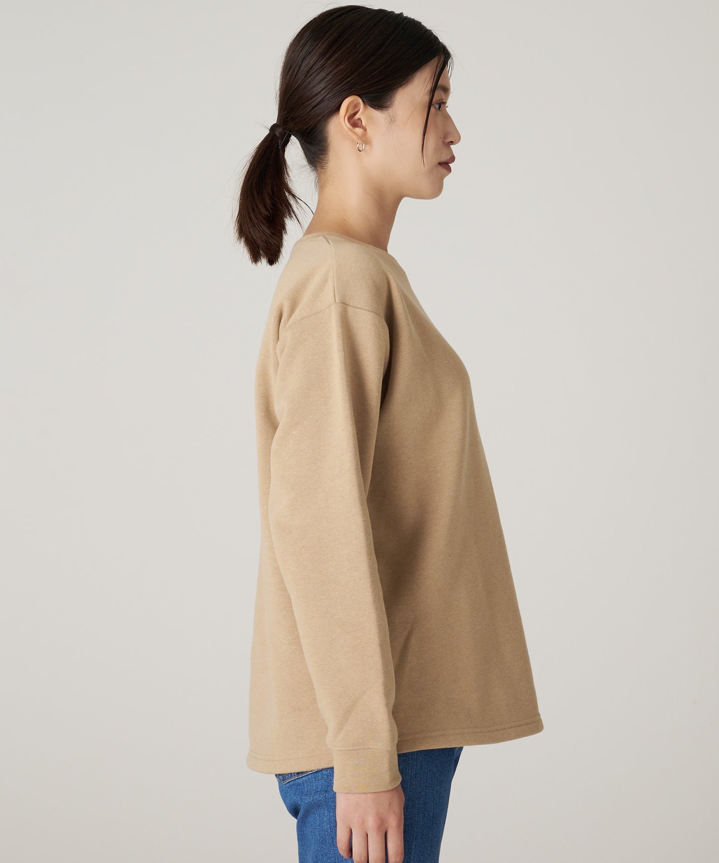 裏起毛クルーネック/BRUSHED LINING CREW