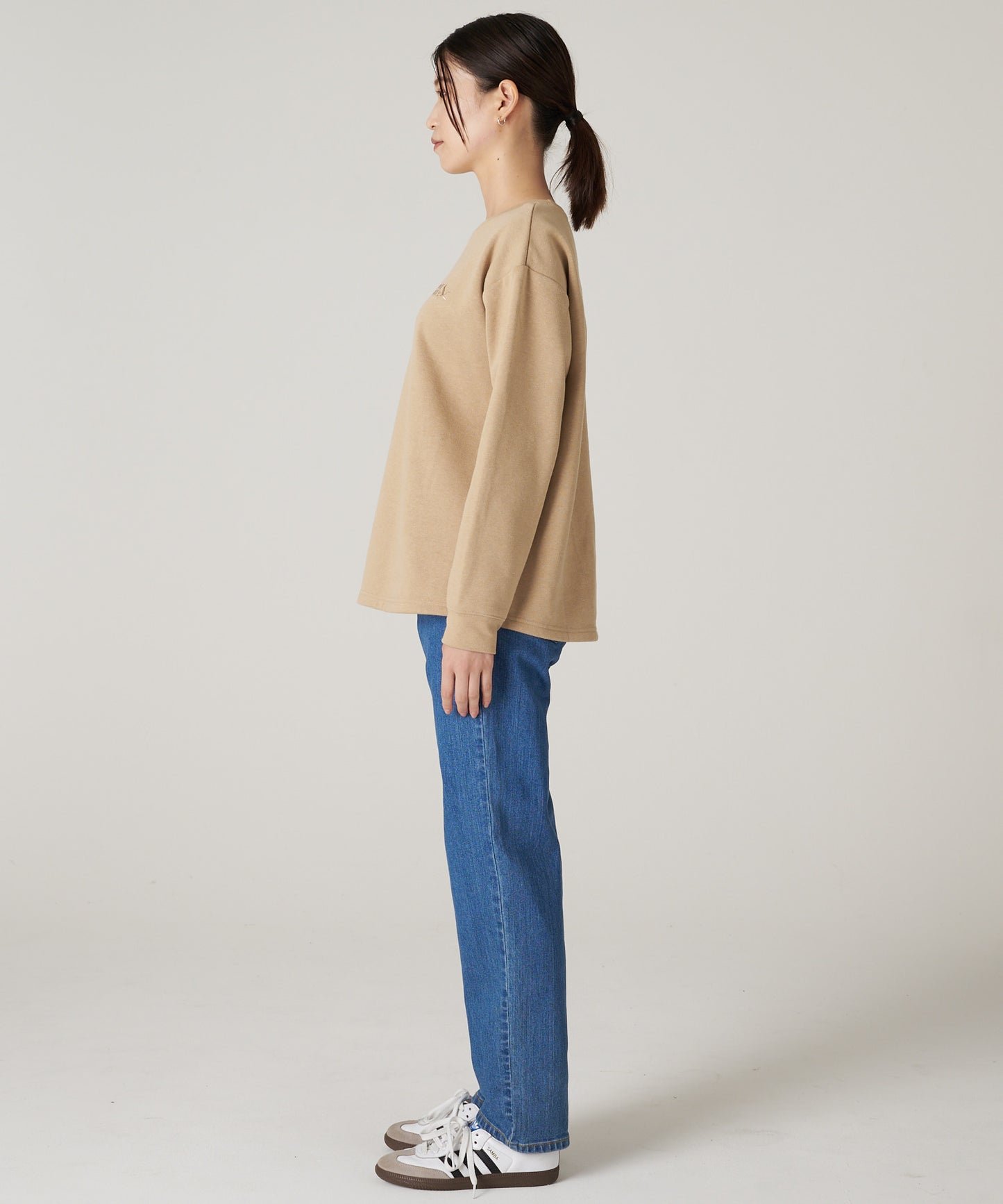 裏起毛クルーネック/BRUSHED LINING CREW