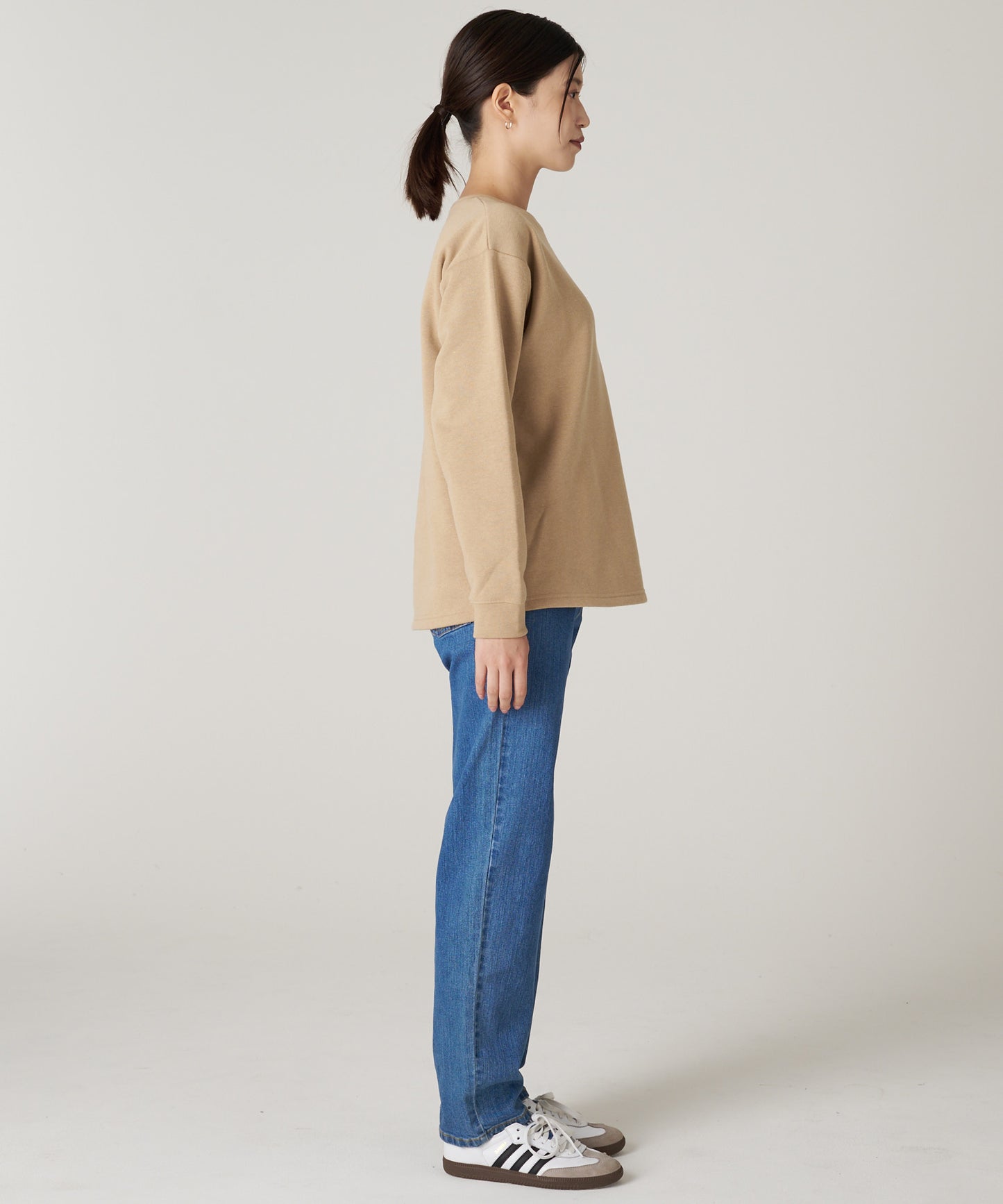 裏起毛クルーネック/BRUSHED LINING CREW