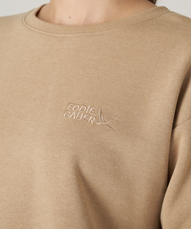 裏起毛クルーネック/BRUSHED LINING CREW