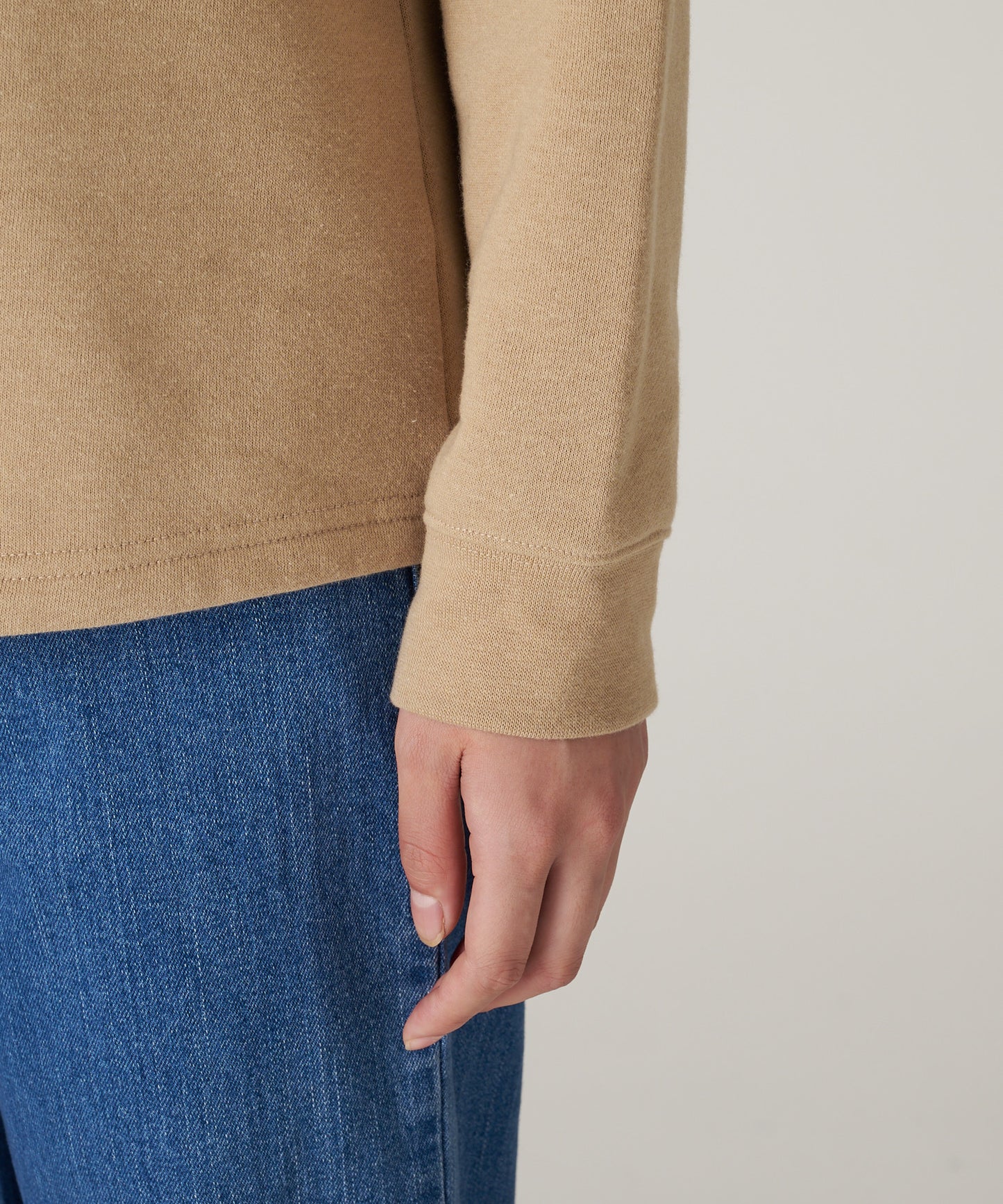 裏起毛クルーネック/BRUSHED LINING CREW