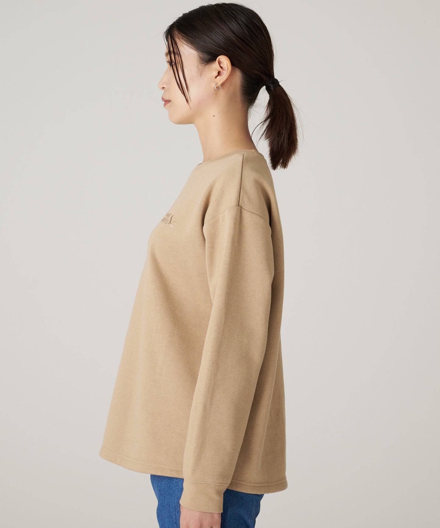 裏起毛クルーネック/BRUSHED LINING CREW