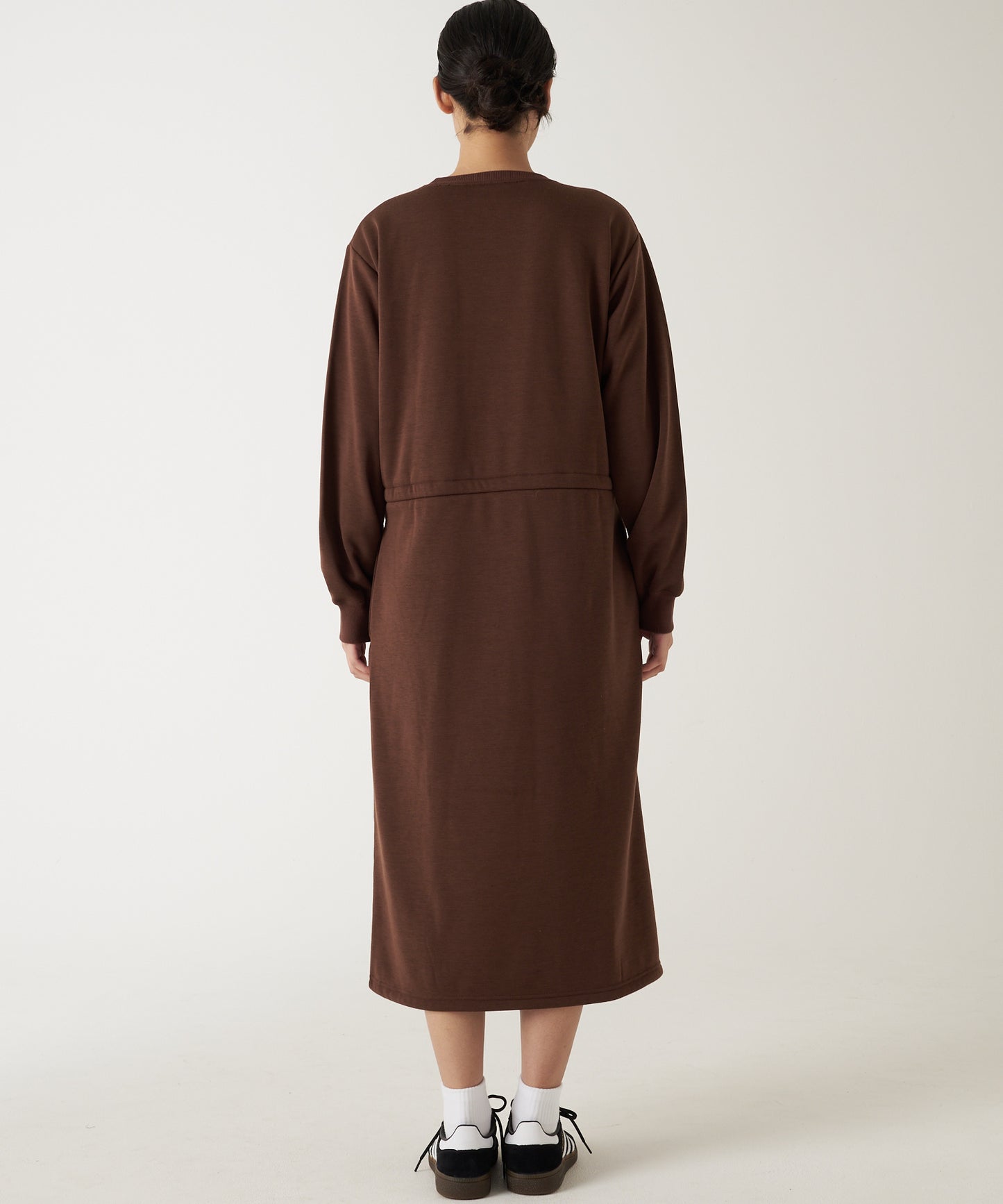 ドローストリング スウェットワンピース/DRAW STRING SWEATSHIRT DRESS