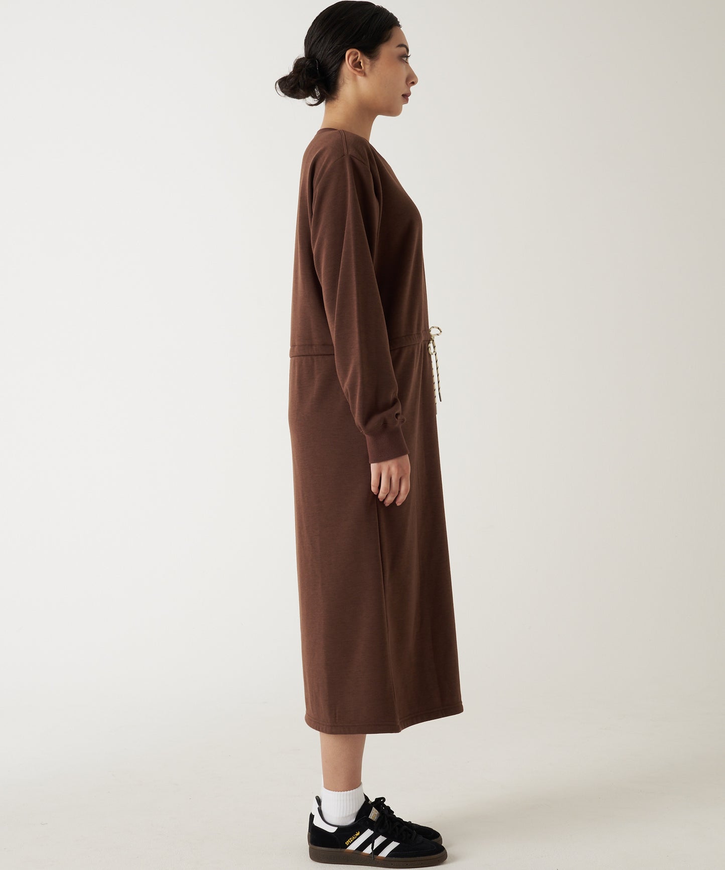 ドローストリング スウェットワンピース/DRAW STRING SWEATSHIRT DRESS