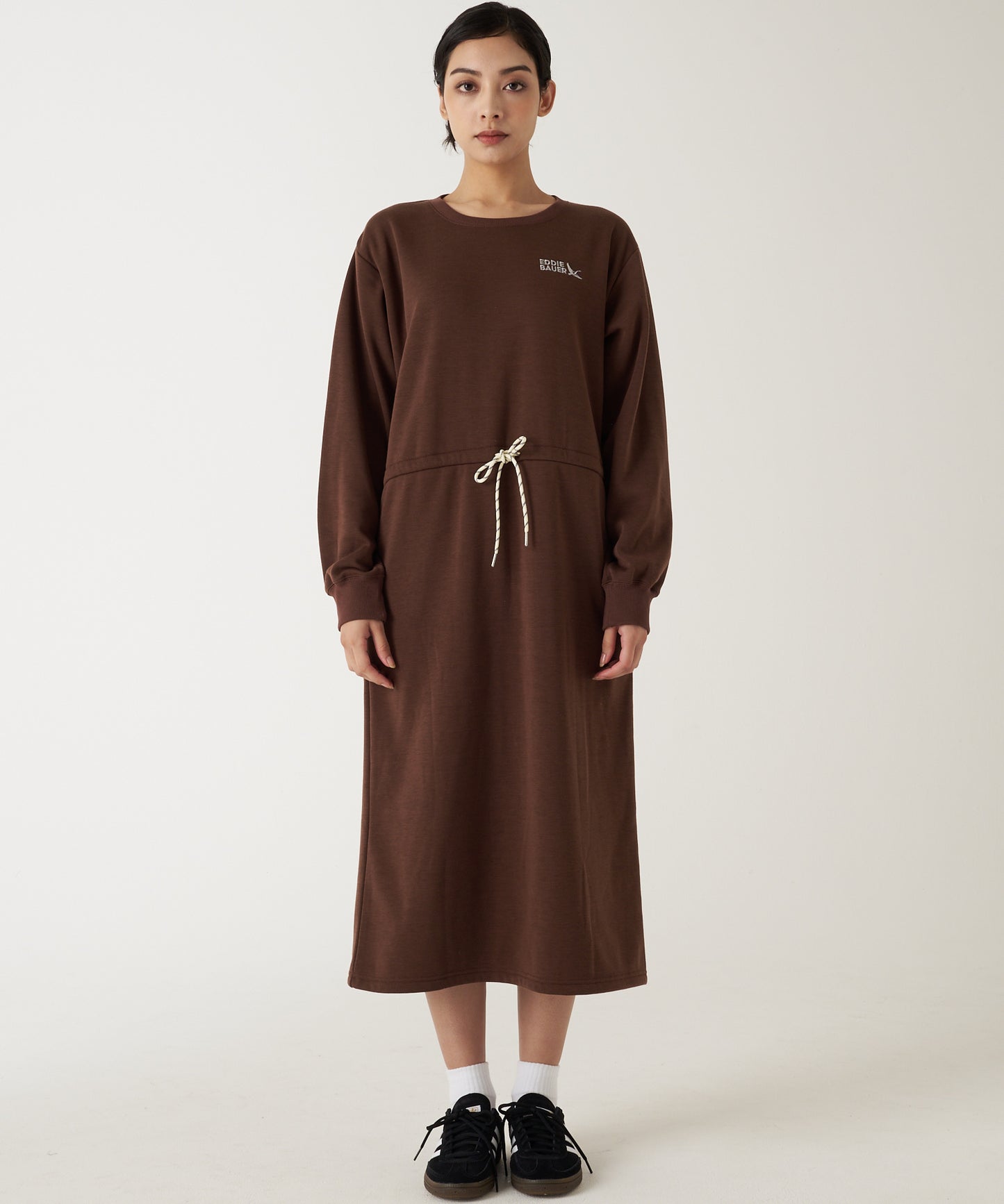 ドローストリング スウェットワンピース/DRAW STRING SWEATSHIRT DRESS