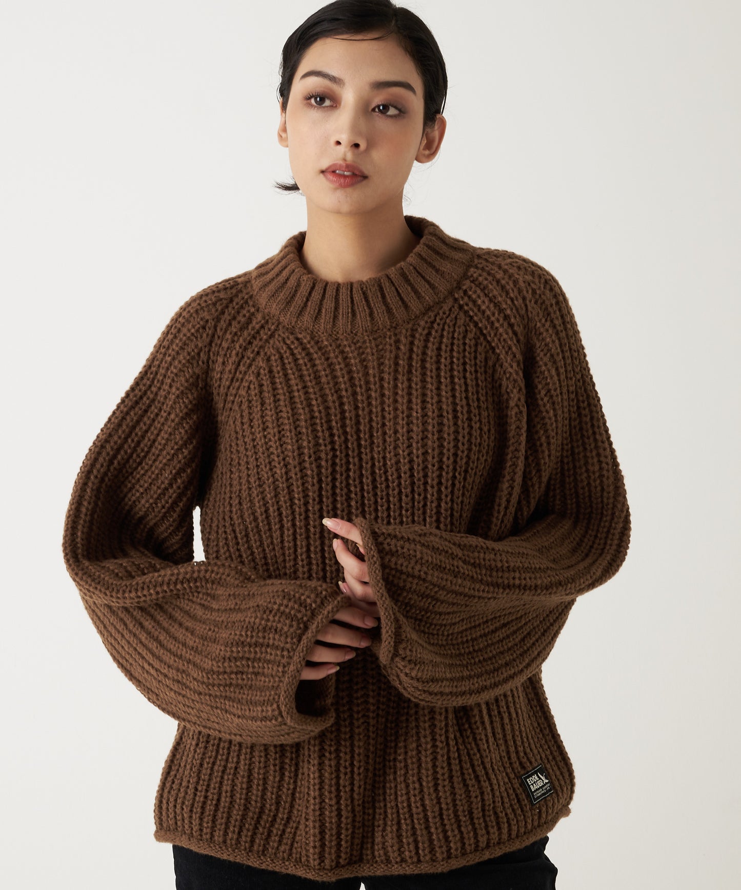 チャンキーニット スウェットクルー/CHUNKY KNIT SWEATER CREW