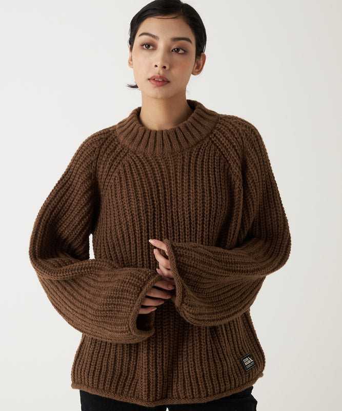 チャンキーニット スウェットクルー/CHUNKY KNIT SWEATER CREW