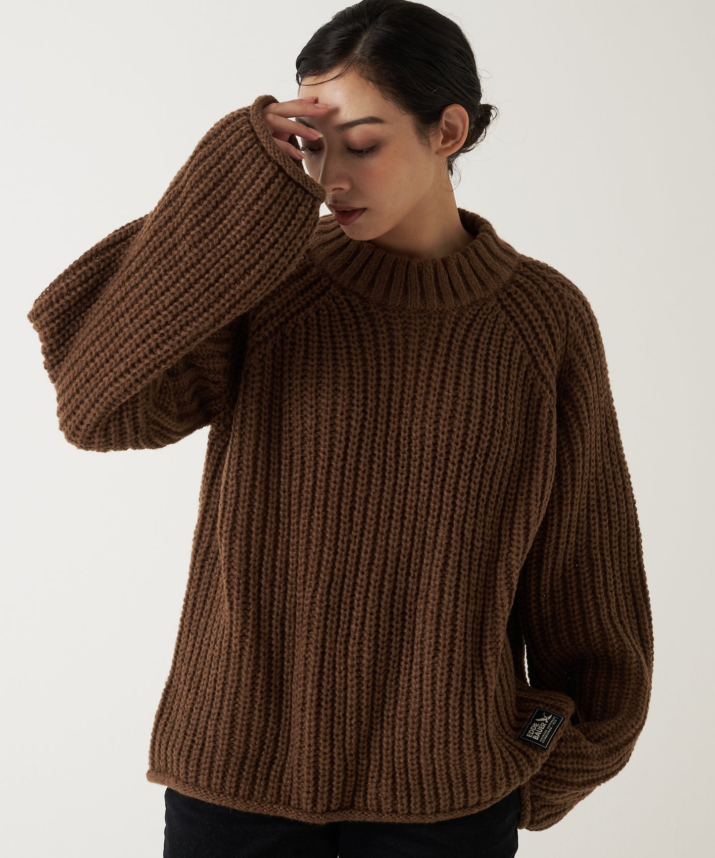 チャンキーニット スウェットクルー/CHUNKY KNIT SWEATER CREW