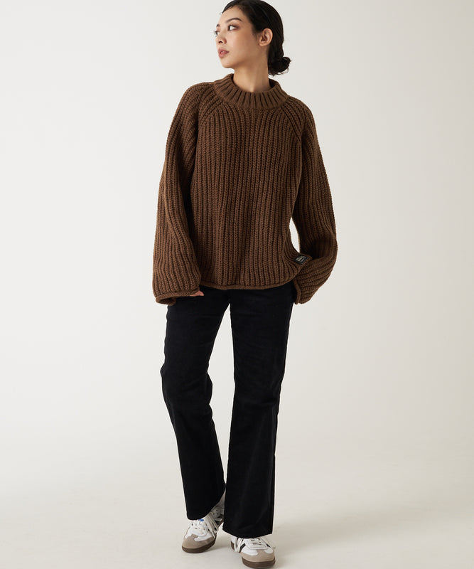 チャンキーニット スウェットクルー/CHUNKY KNIT SWEATER CREW