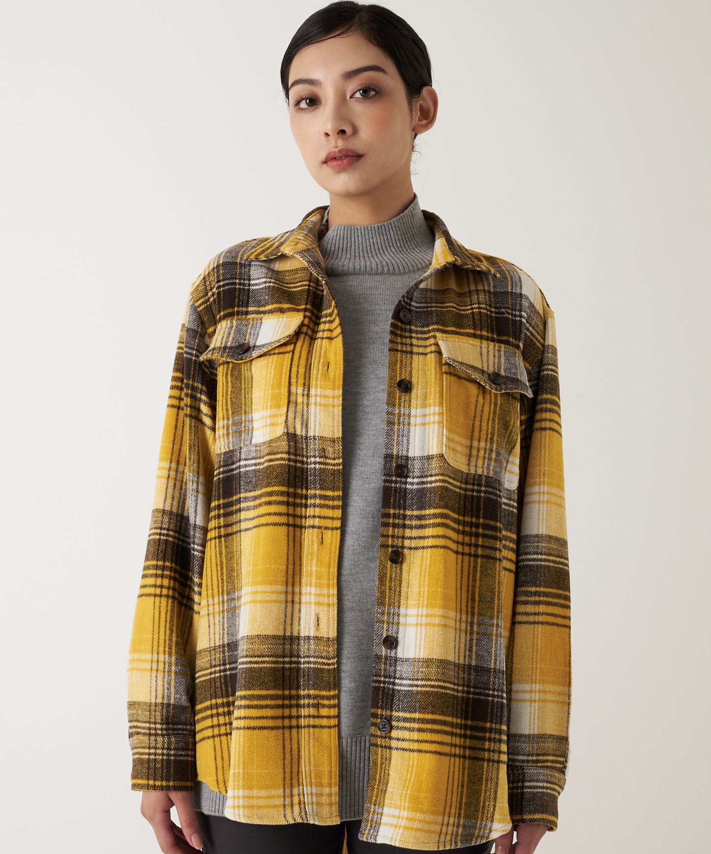 長袖 フランネル シャツジャケット/LS FLANNEL SHIRT JACKET
