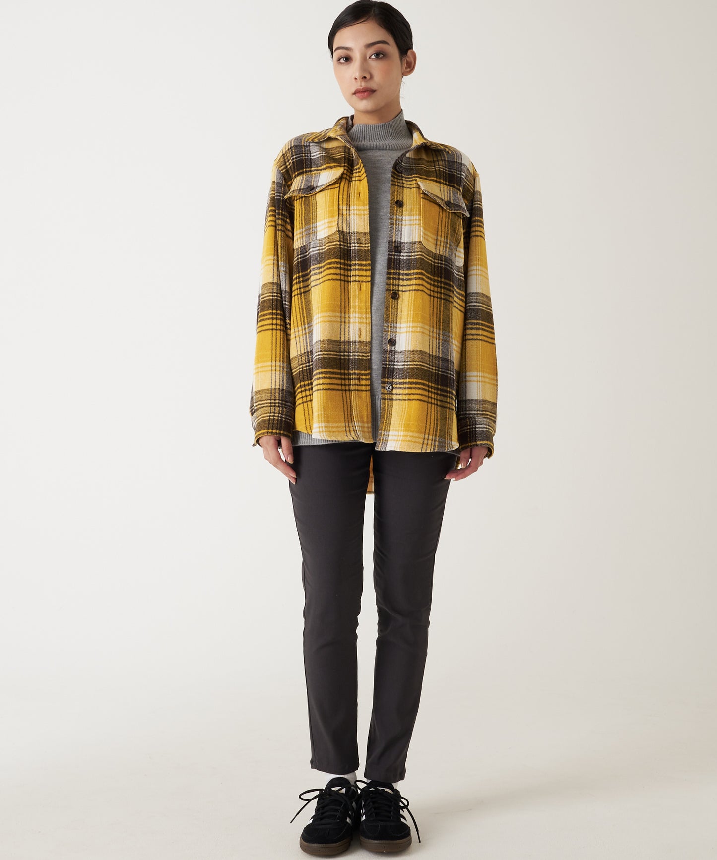 長袖 フランネル シャツジャケット/LS FLANNEL SHIRT JACKET