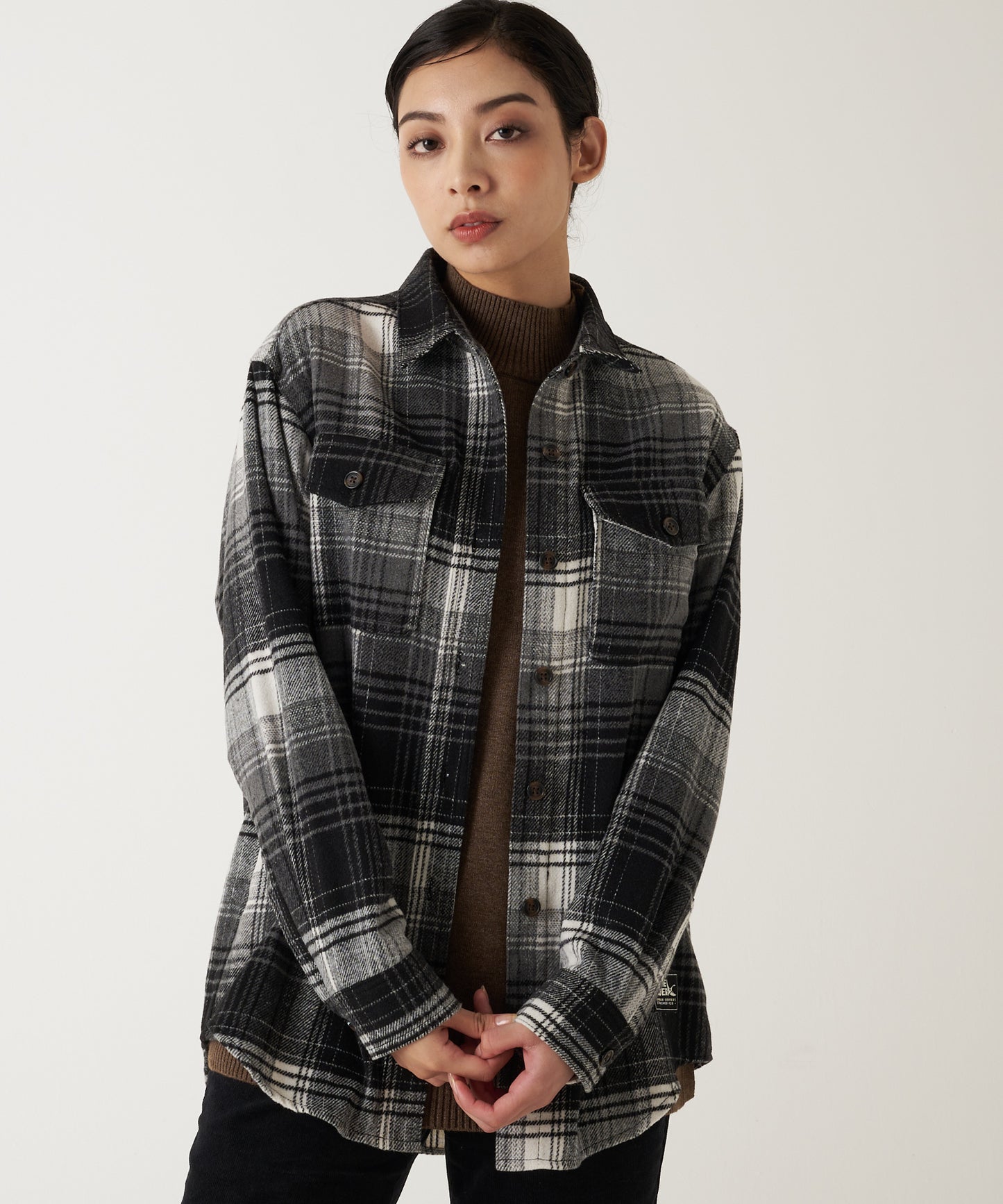 長袖 フランネル シャツジャケット/LS FLANNEL SHIRT JACKET