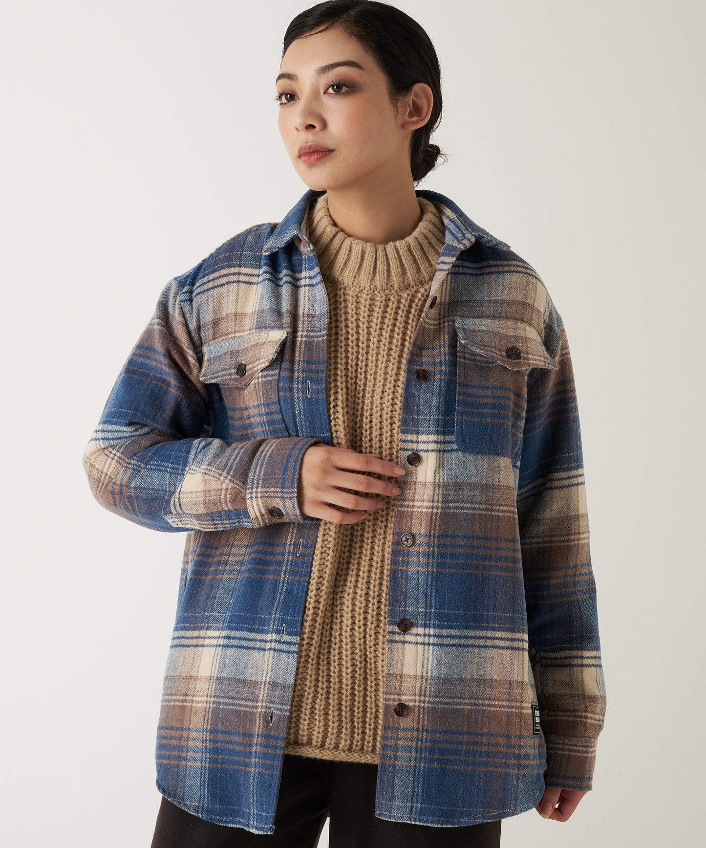 長袖 フランネル シャツジャケット/LS FLANNEL SHIRT JACKET