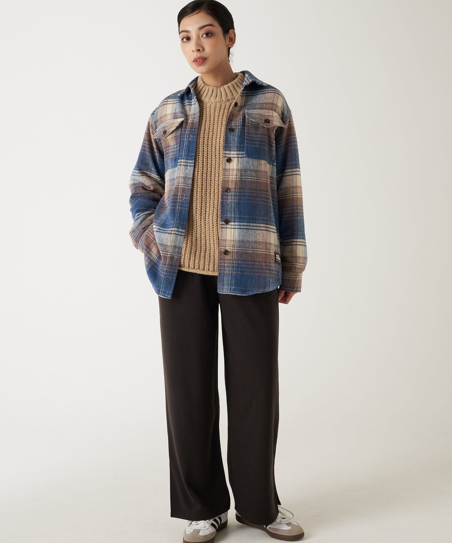 長袖 フランネル シャツジャケット/LS FLANNEL SHIRT JACKET