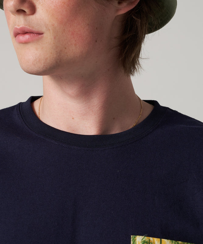 柄ポケット 半袖Tシャツ/PATTERN PKT SS TEE