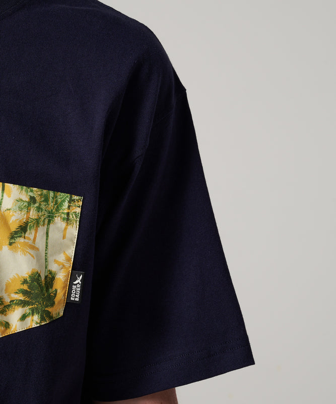 柄ポケット 半袖Tシャツ/PATTERN PKT SS TEE