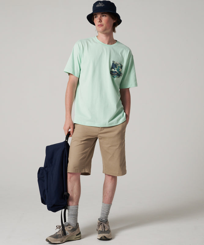 柄ポケット 半袖Tシャツ/PATTERN PKT SS TEE