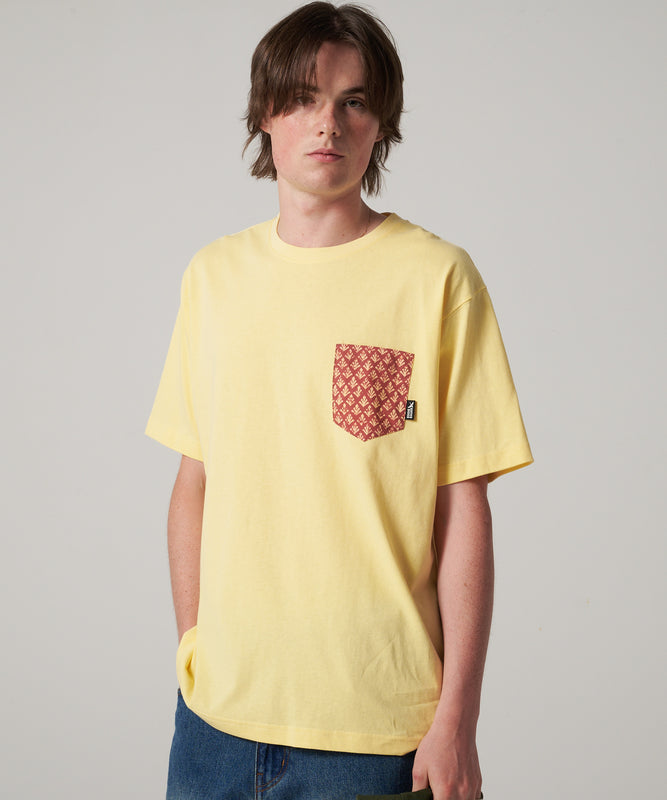 柄ポケット 半袖Tシャツ/PATTERN PKT SS TEE