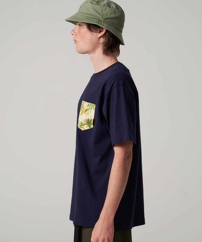 柄ポケット 半袖Tシャツ/PATTERN PKT SS TEE