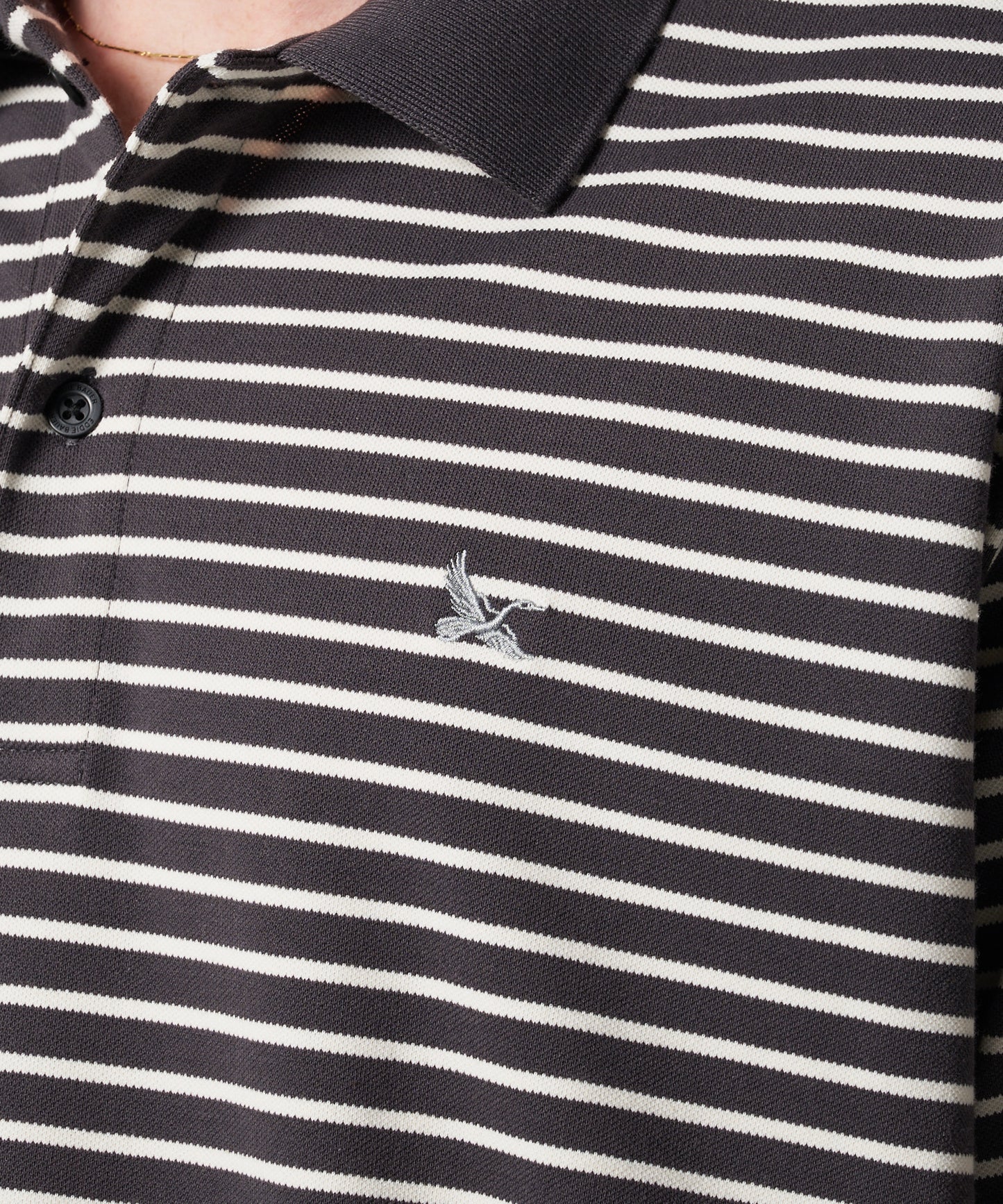 ボーダー ピケポロシャツ/BORDER PIQUE POLO