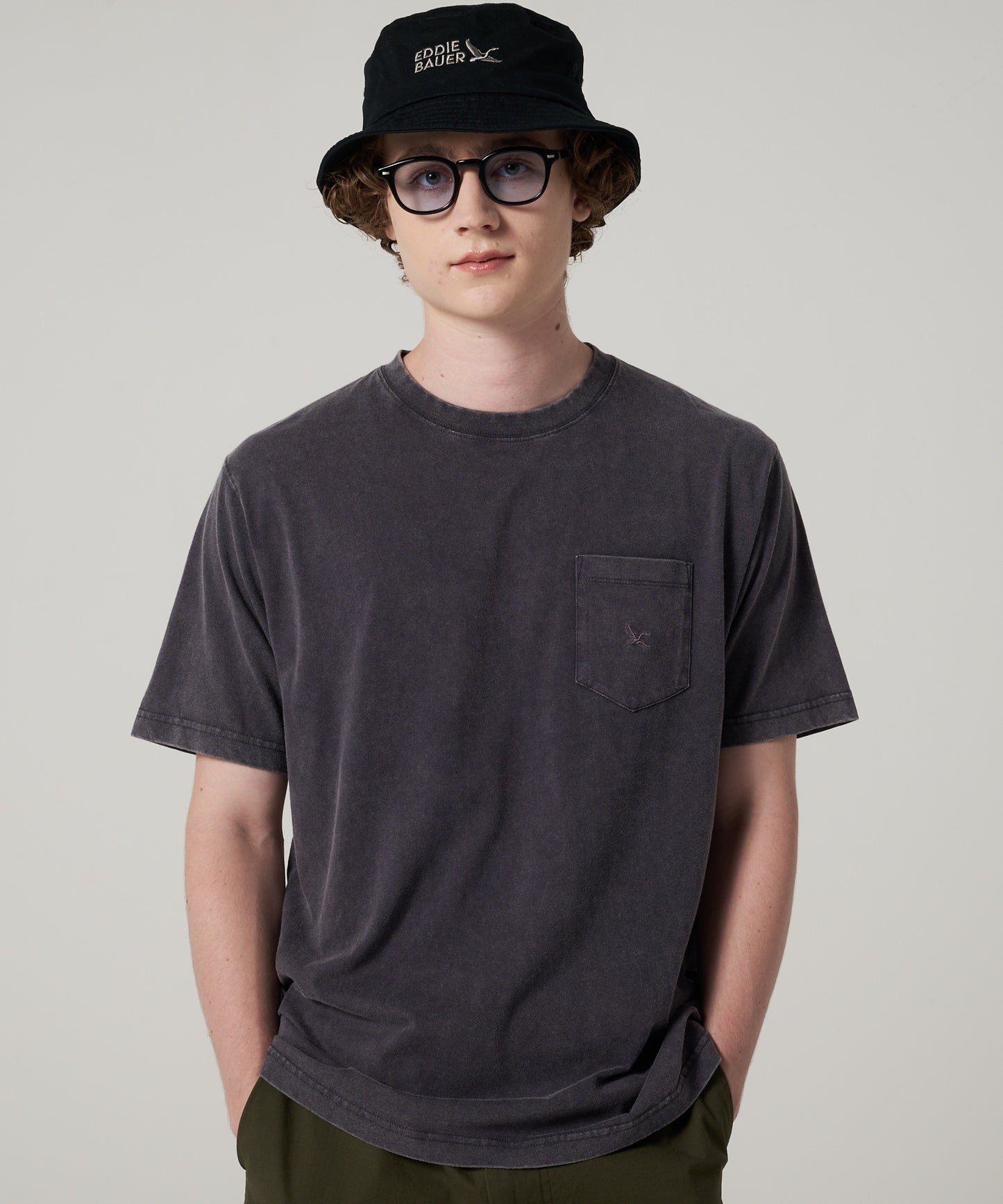 ピグメント ポケット 半袖Tシャツ/PIGMENT PKT SS TEE