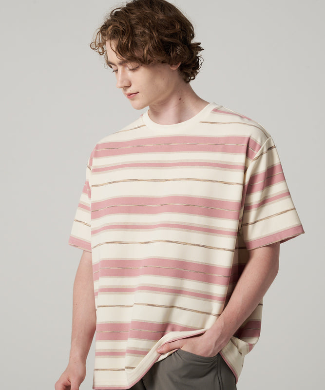 マルチボーダー 半袖Tシャツ/MULTI BORDER SS TEE