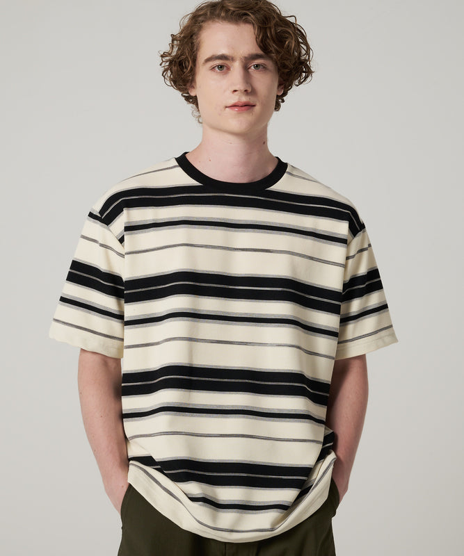 マルチボーダー 半袖Tシャツ/MULTI BORDER SS TEE