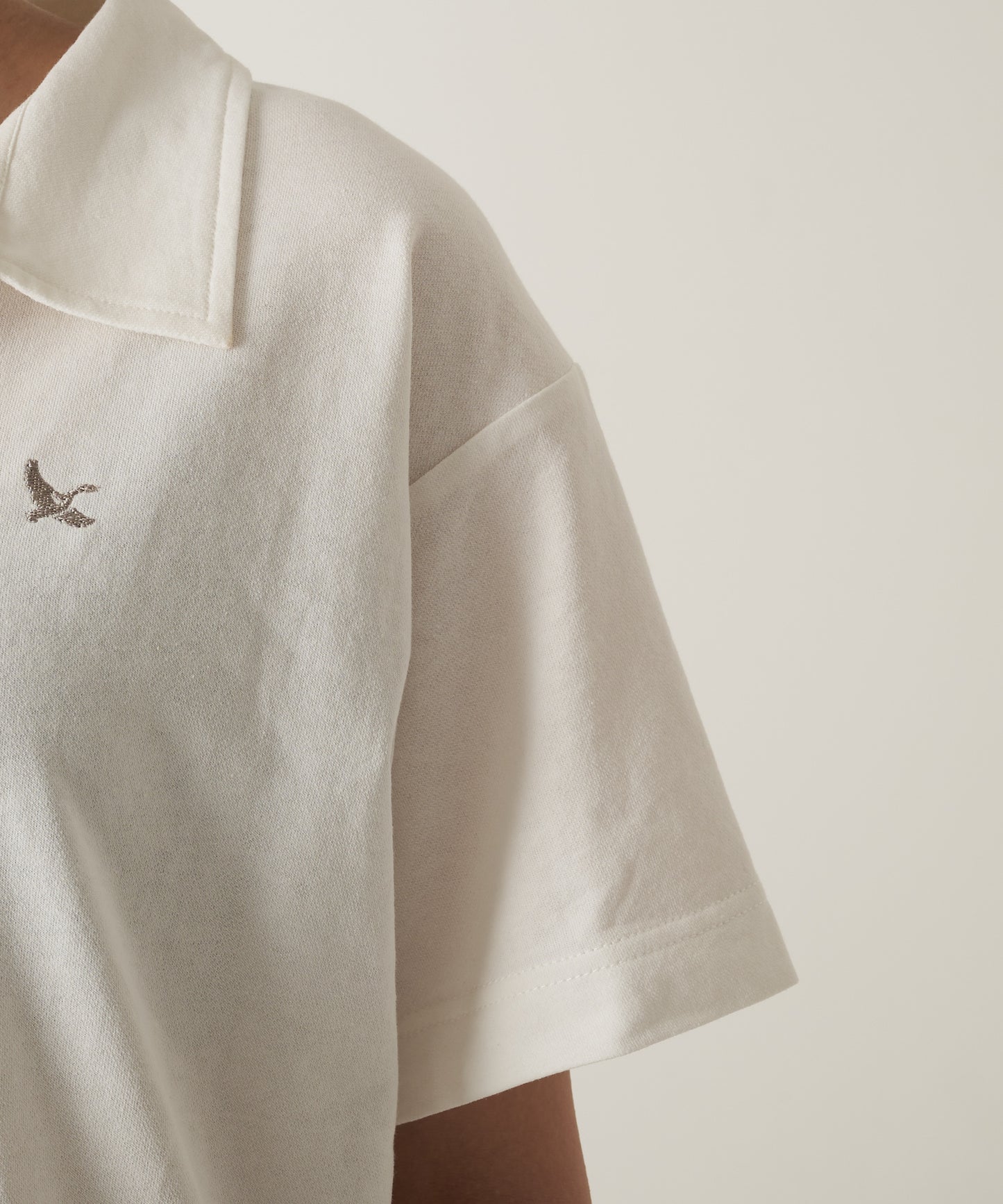 開襟 Tシャツ/OPEN COLLAR TEE