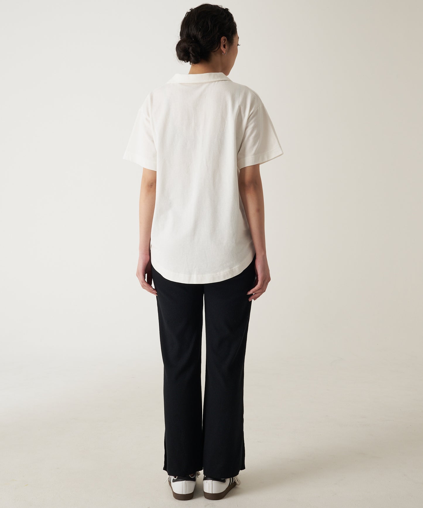 開襟 Tシャツ/OPEN COLLAR TEE