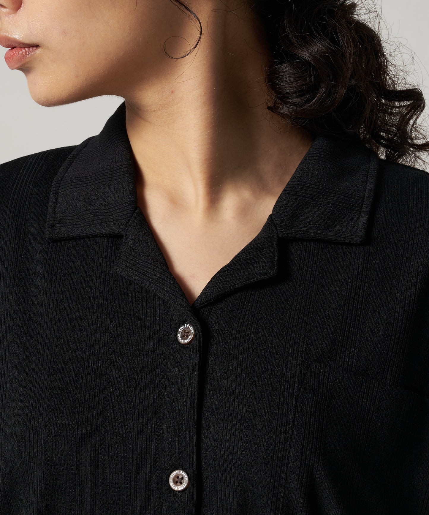 ジャージー 開襟シャツ/OPEN COLLAR JERSEY SHIRT